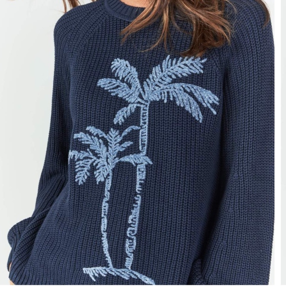 palm tree sweater